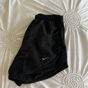 black nike shorts